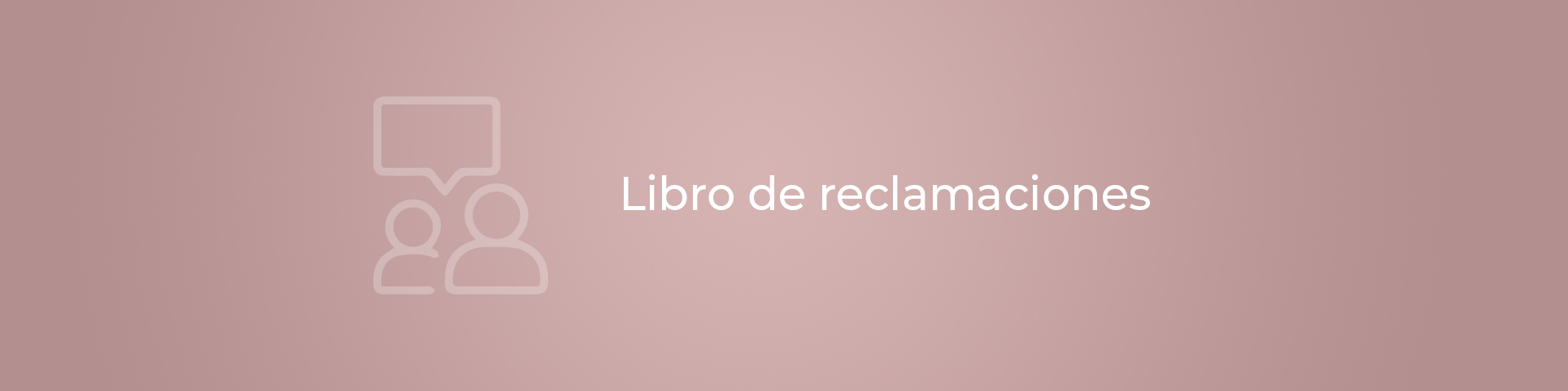 Libro de reclamaciones